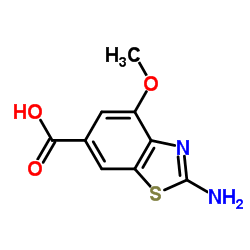 2-Amino-4-methoxy-1,3-benzothiazole-6-carboxylic acid Structure