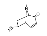 8-Azabicyclo[3.2.1]oct-3-ene-6-carbonitrile,8-methyl-2-oxo-(9CI)结构式