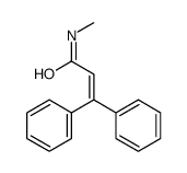 N-methyl-3,3-diphenylprop-2-enamide Structure