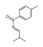 4-methyl-N-(2-methylpropylidene)benzenesulfinamide Structure
