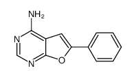 6-苯基呋喃并[2,3-D]嘧啶-4-胺结构式