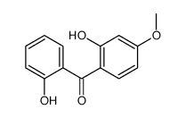 (2-Hydroxy-4-methoxyphenyl)(2-hydroxyphenyl)methanone Structure