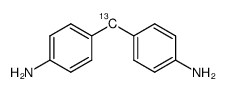 4 4'-methylene-13c-dianiline Structure