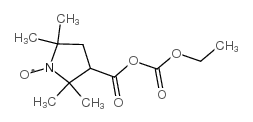 3-[(ETHOXYCARBONYL)OXYCARBONYL]-2,5-DIHYDRO-2,2,5,5-TETRAMETHYL-1H-PYRROL-1-YLOXY structure