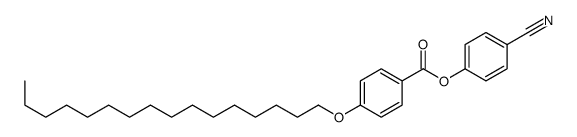 (4-cyanophenyl) 4-hexadecoxybenzoate Structure