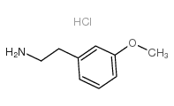 Benzeneethanamine,3-methoxy-, hydrochloride (1:1) Structure