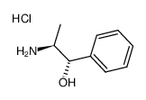 (1S,2S)-2-amino-1-phenylpropan-1-ol,hydrochloride结构式