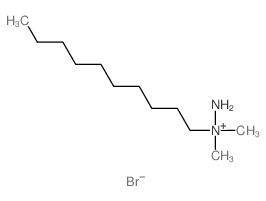 Hydrazinium,1-decyl-1,1-dimethyl-, bromide (1:1) Structure