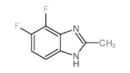 6,7-二氟-2-甲苯并咪唑结构式
