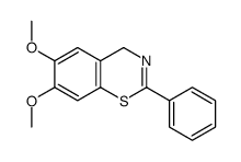 6,7-dimethoxy-2-phenyl-4H-1,3-benzothiazine Structure