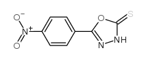 1,3,4-Oxadiazole-2(3H)-thione,5-(4-nitrophenyl)- Structure