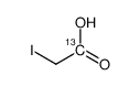 Iodoacetic acid-1-13C Structure