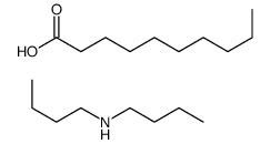 N-丁基-1-丁胺癸酸盐结构式