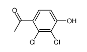 2,3-dichloro-4-hydroxyacetophenone Structure