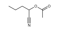 2-acetoxybutanenitrile结构式