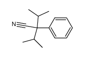 2-isopropyl-3-methyl-2-phenyl-butyronitrile结构式