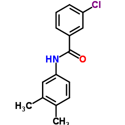 3-Chloro-N-(3,4-dimethylphenyl)benzamide Structure