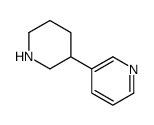 3-(哌啶-3-基)吡啶结构式
