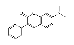 7-(dimethylamino)-4-methyl-3-phenylchromen-2-one结构式