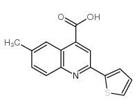 6-甲基-2-(2-噻吩基)喹啉-4-羧酸图片
