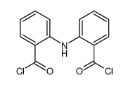 2-(2-carbonochloridoylanilino)benzoyl chloride结构式