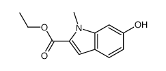 Ethyl 6-hydroxy-1-methyl-1H-indole-2-carboxylate Structure
