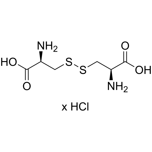 L-胱氨酸盐酸盐结构式