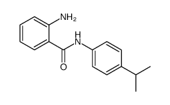 Benzamide, 2-amino-N-[4-(1-methylethyl)phenyl]- (9CI)结构式