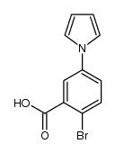 1-(4-Bromo-3-carboxyphenyl)pyrrole结构式