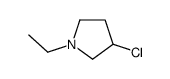 3-氯-1-乙基吡咯烷结构式