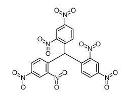 1-[bis(2,4-dinitrophenyl)methyl]-2,4-dinitrobenzene Structure