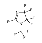 2,4,4,5,5-pentafluoro-1-(trifluoromethyl)imidazole结构式