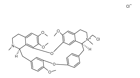 2'-N-Chlormethyl-isotetrandriniumchlorid Structure