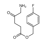 (4-fluorophenyl)methyl 5-amino-4-oxopentanoate结构式
