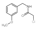 2-氯-N-(3-甲氧基苄基)乙酰胺结构式