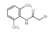 2-溴-N-(2,6-二甲基苯基)乙酰胺结构式
