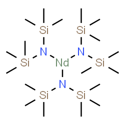 Tris[N,N-bis(trimethylsilyl)amide]neodymium(III) structure