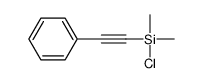 chloro-dimethyl-(2-phenylethynyl)silane结构式