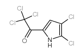 2,2,2-三氯-1-(4,5-二氯-1H-吡咯-2-基)乙酮结构式