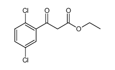 2,4-二氯苯甲酰乙酸乙酯结构式