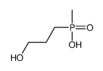 3-hydroxypropyl(methyl)phosphinic acid Structure