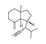 (1R,7aR)-Octahydro-1-[(S)-1-isocyano-2-methylpropyl]-3aα-methyl-7-methylene-1H-indene Structure