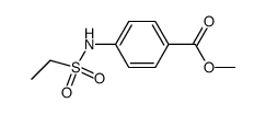 4-乙基磺酰氨基苯甲酸甲酯结构式