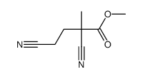 methyl 2,4-dicyano-2-methylbutanoate结构式