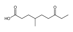 7-Oxo-4-methyl-nonansaeure Structure