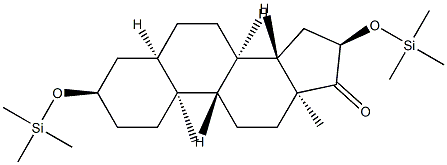3α,16α-Bis[(trimethylsilyl)oxy]-5β-androstan-17-one结构式