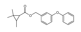 3'-phenoxybenzyl 2,2,3-trimethyl-cyclopropane-carboxylate Structure