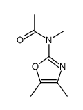N-(4,5-dimethyl-1,3-oxazol-2-yl)-N-methylacetamide结构式