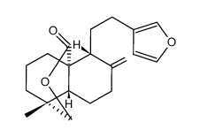 (4R)-8β-[2-(3-Furyl)ethyl]-4aα,5,6,7,8,8a-hexahydro-4-methyl-7-methylene-3H-4α,8aα-propano-1H-2-benzopyran-1-one Structure