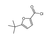 2-Furancarbonyl chloride, 5-(1,1-dimethylethyl)- (9CI) Structure